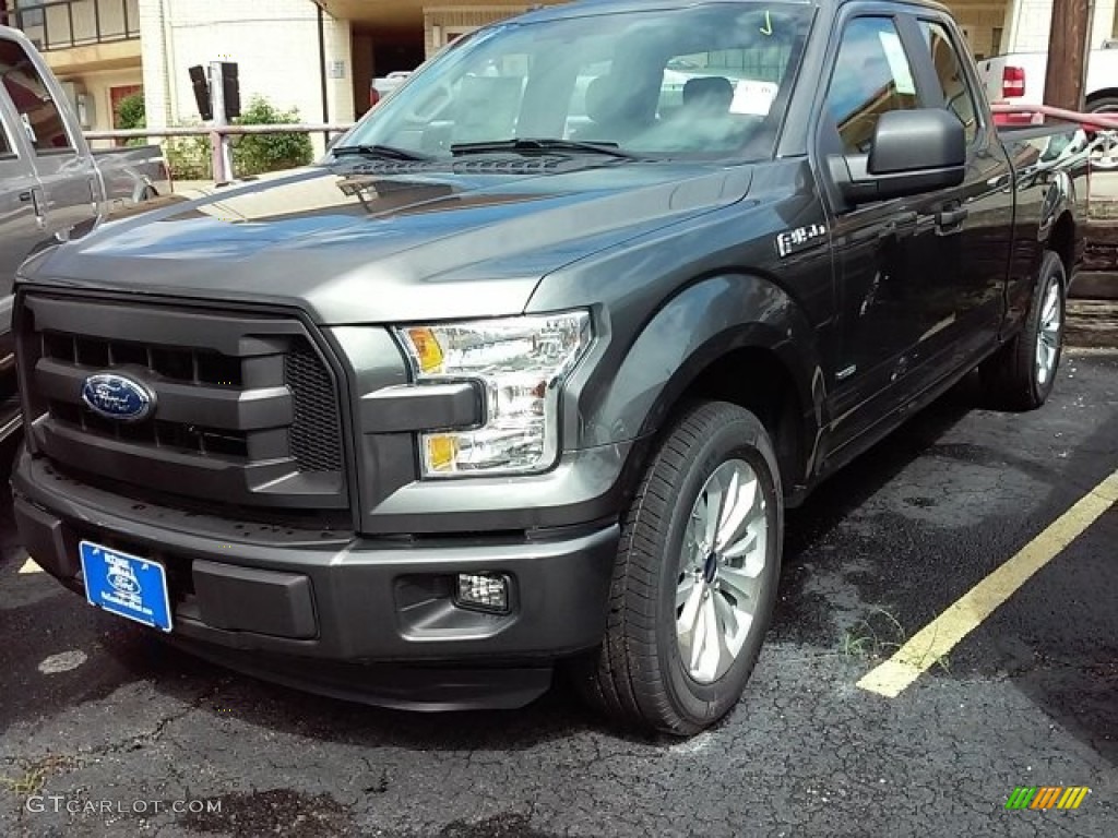 2016 F150 XL SuperCab - Magnetic / Medium Earth Gray photo #2