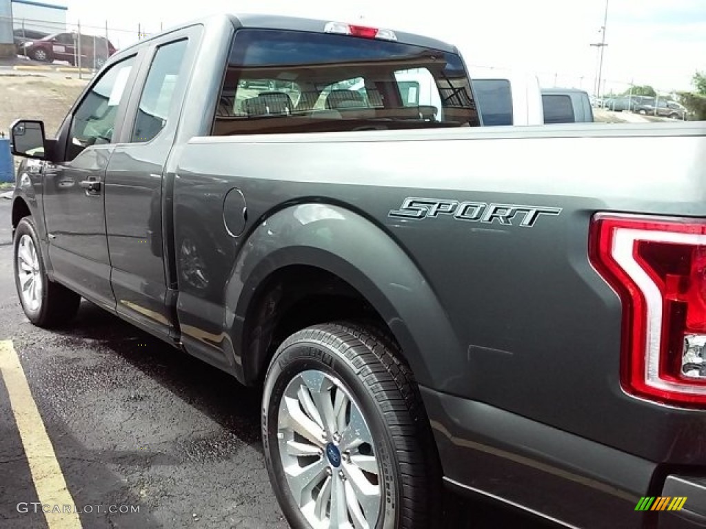 2016 F150 XL SuperCab - Magnetic / Medium Earth Gray photo #6