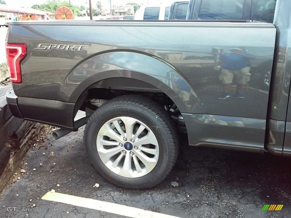 2016 F150 XL SuperCab - Magnetic / Medium Earth Gray photo #9