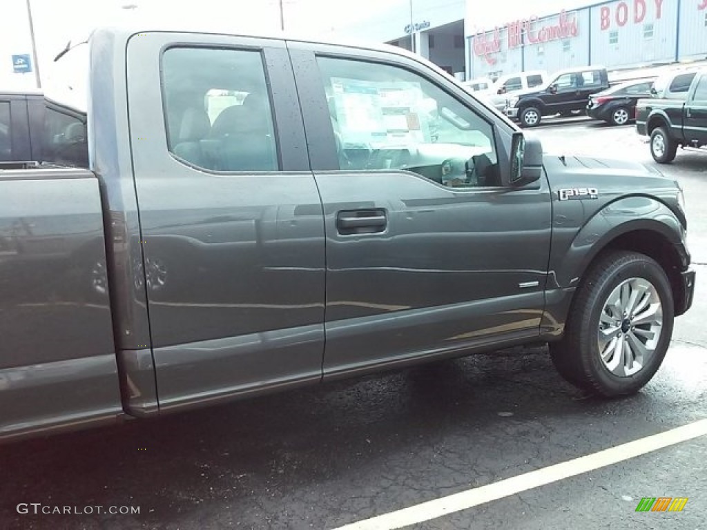 2016 F150 XL SuperCab - Magnetic / Medium Earth Gray photo #10