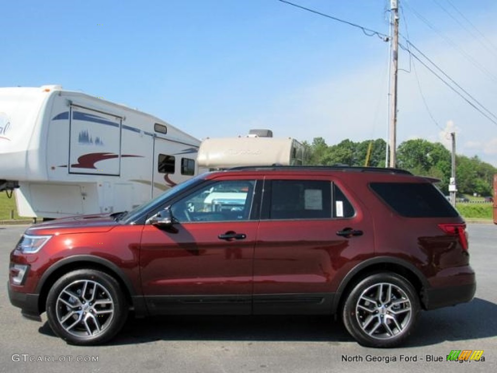 2016 Explorer Sport 4WD - Bronze Fire Metallic / Ebony Black photo #2