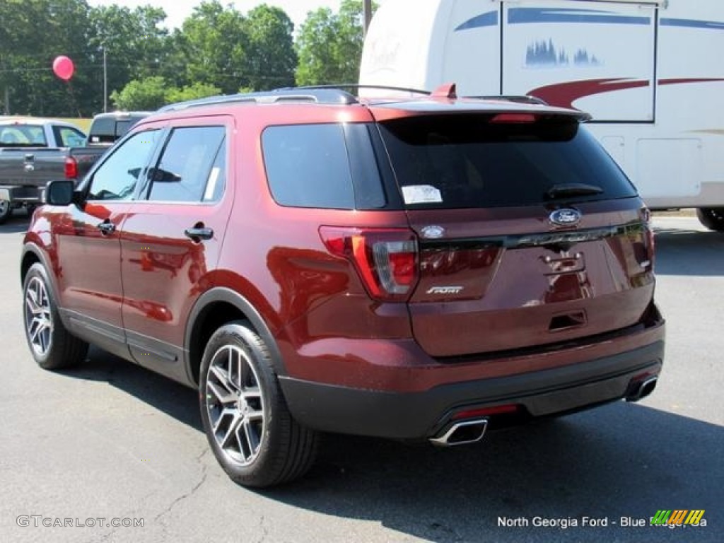 2016 Explorer Sport 4WD - Bronze Fire Metallic / Ebony Black photo #3