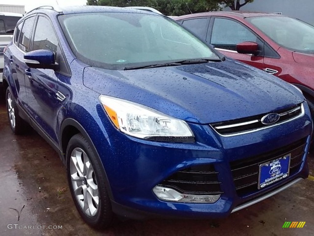 Deep Impact Blue Metallic Ford Escape