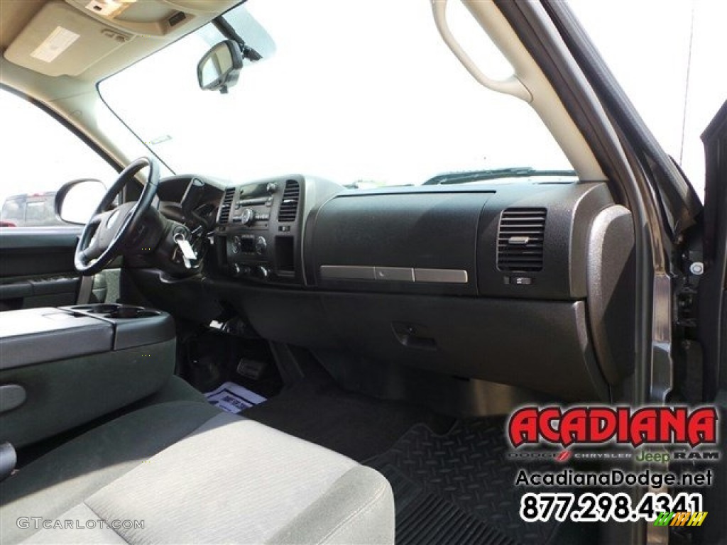 2011 Silverado 1500 LT Extended Cab - Taupe Gray Metallic / Light Titanium/Ebony photo #23