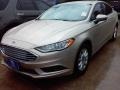 2017 White Gold Ford Fusion S  photo #6