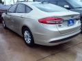 2017 White Gold Ford Fusion S  photo #7