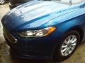 2017 Lightning Blue Ford Fusion S  photo #5