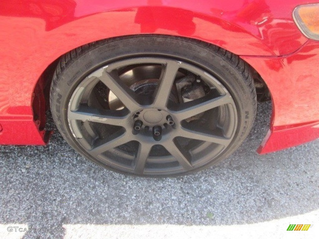 2010 Civic Si Sedan - Rallye Red / Black photo #2