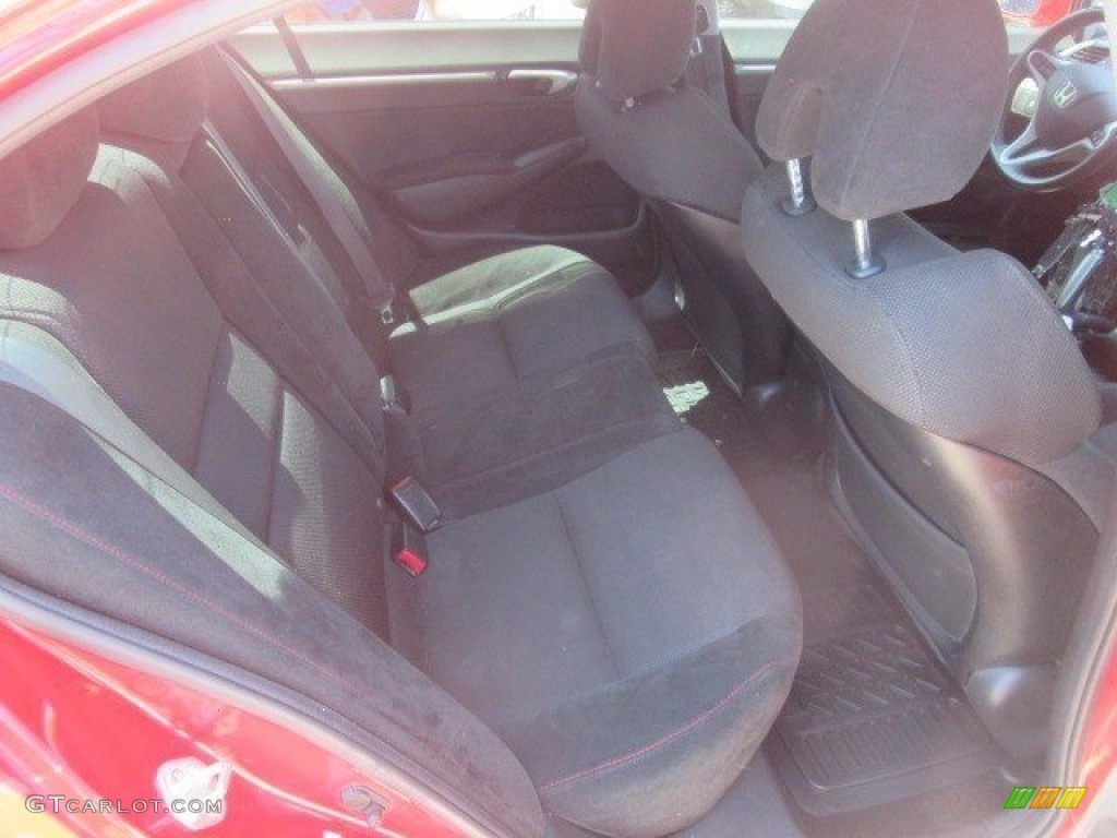 2010 Civic Si Sedan - Rallye Red / Black photo #5