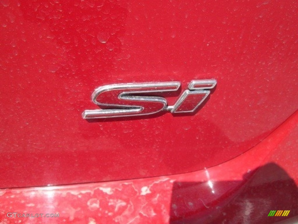 2010 Civic Si Sedan - Rallye Red / Black photo #10