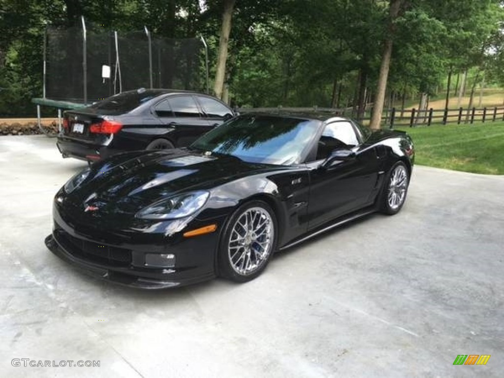 2010 Corvette ZR1 - Black / Ebony Black photo #1