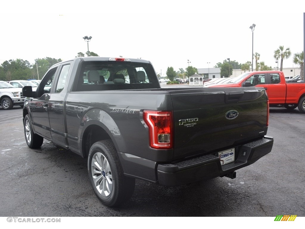 2016 F150 XL SuperCab - Magnetic / Medium Earth Gray photo #8