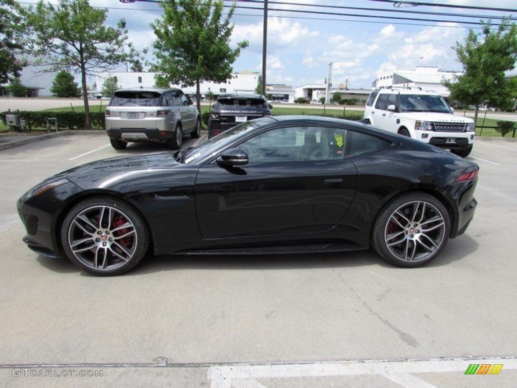 Ultimate Black 2017 Jaguar F-TYPE R AWD Coupe Exterior Photo #113374983