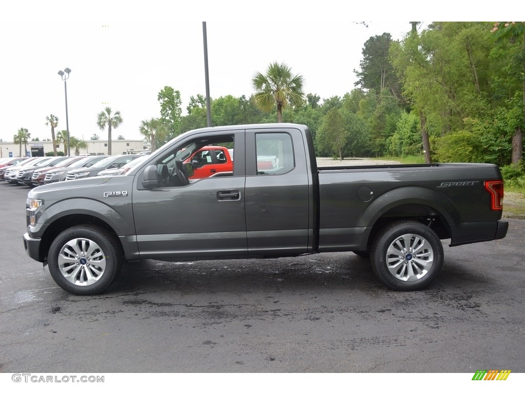 2016 F150 XL SuperCab - Magnetic / Medium Earth Gray photo #9