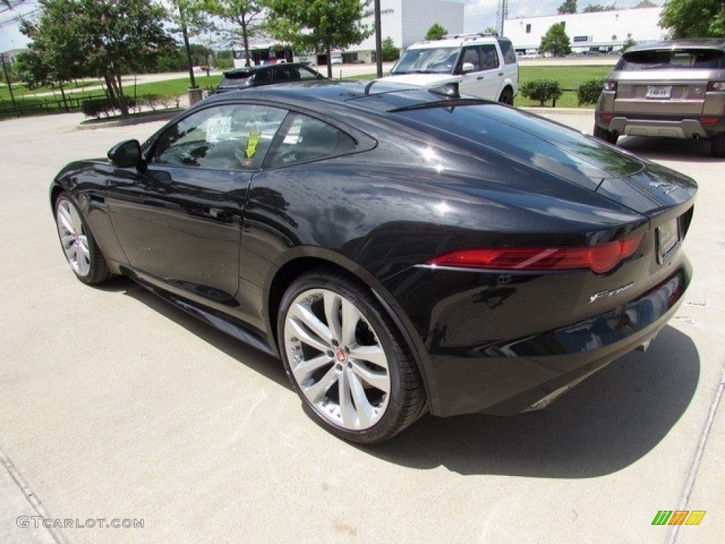 Ultimate Black 2017 Jaguar F-TYPE S British Design Edition Coupe Exterior Photo #113375667
