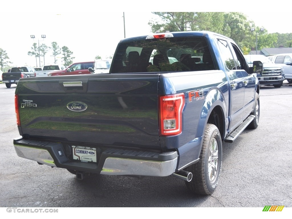 2016 F150 XLT SuperCrew 4x4 - Blue Jeans / Medium Earth Gray photo #3