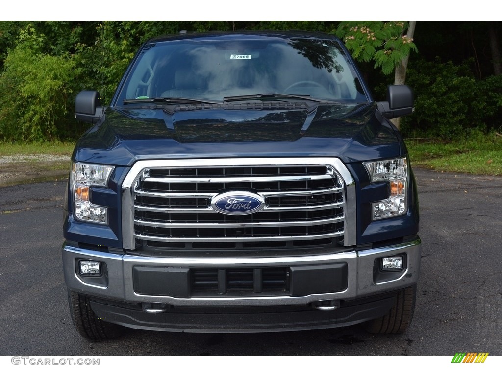 2016 F150 XLT SuperCrew 4x4 - Blue Jeans / Medium Earth Gray photo #9