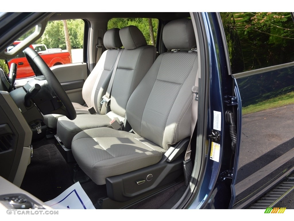 2016 F150 XLT SuperCrew 4x4 - Blue Jeans / Medium Earth Gray photo #17