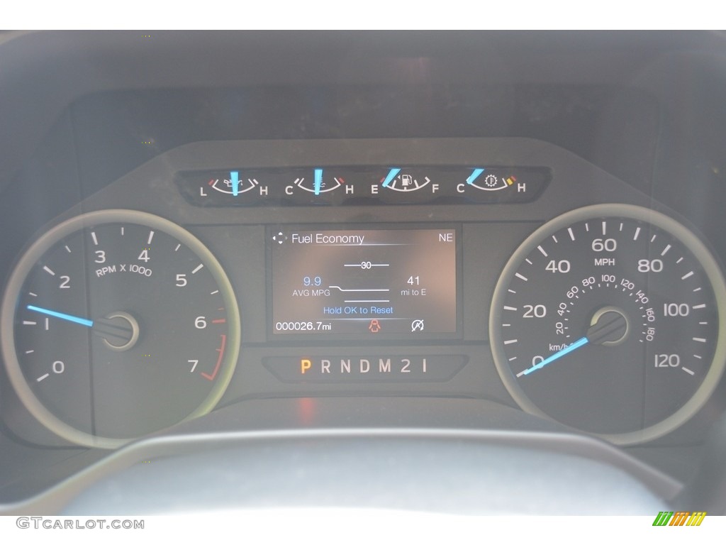 2016 F150 XLT SuperCrew 4x4 - Blue Jeans / Medium Earth Gray photo #40