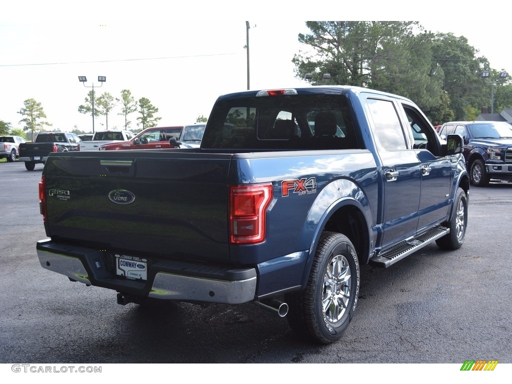 2016 F150 XLT SuperCrew 4x4 - Blue Jeans / Medium Earth Gray photo #3