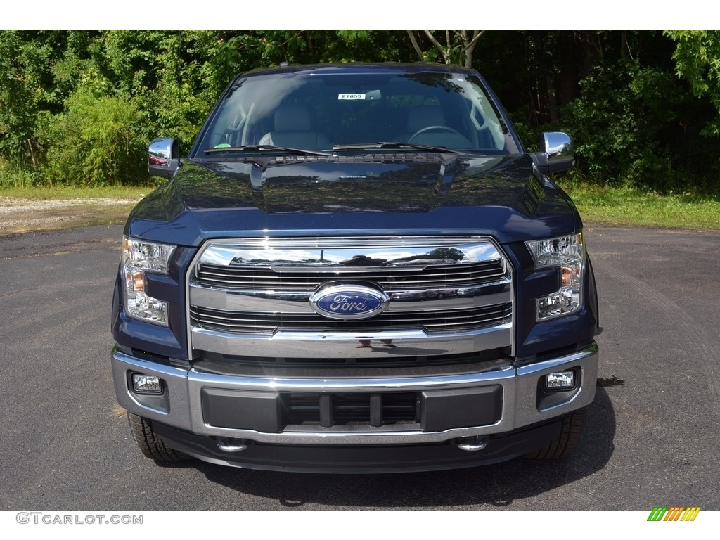 2016 F150 XLT SuperCrew 4x4 - Blue Jeans / Medium Earth Gray photo #10