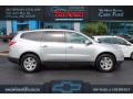 2011 Silver Ice Metallic Chevrolet Traverse LT AWD  photo #1