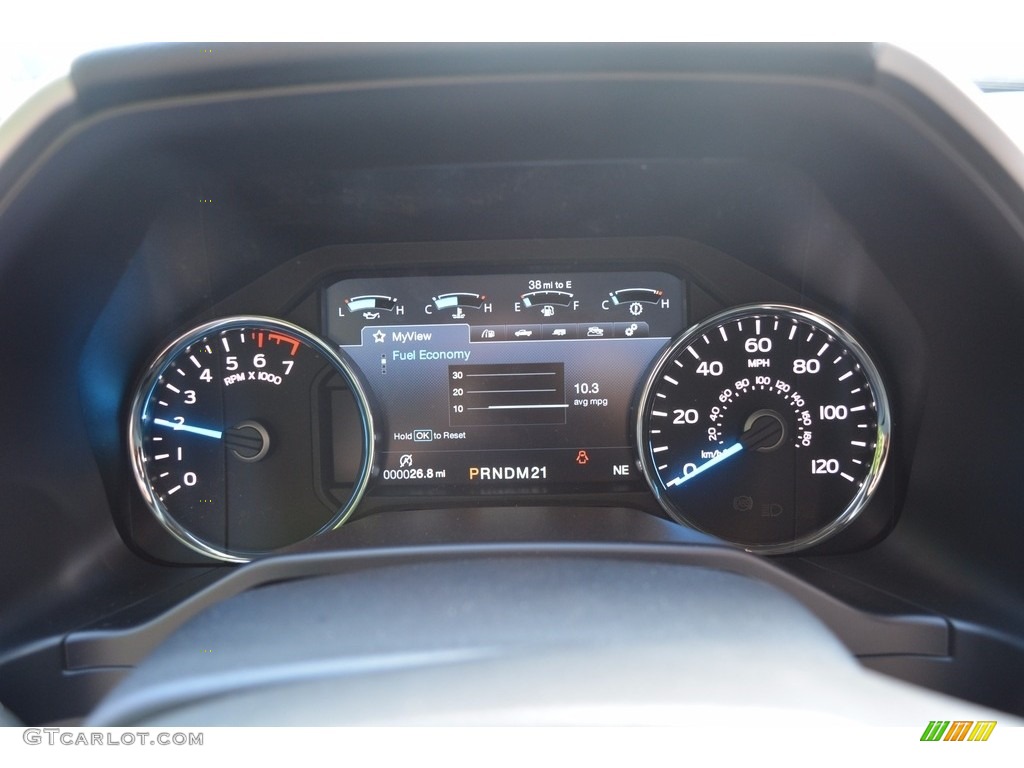 2016 F150 XLT SuperCrew 4x4 - Blue Jeans / Medium Earth Gray photo #49