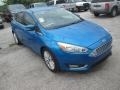 2016 Blue Candy Ford Focus Titanium Hatch  photo #1