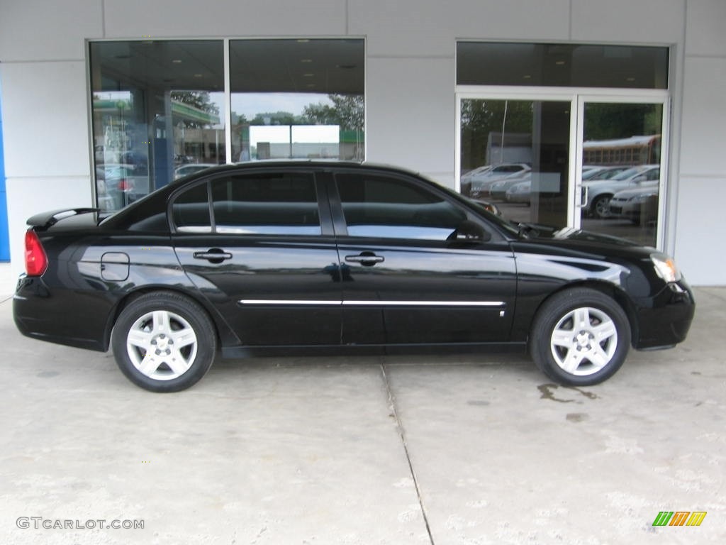 2006 Malibu LT V6 Sedan - Black / Ebony Black photo #2