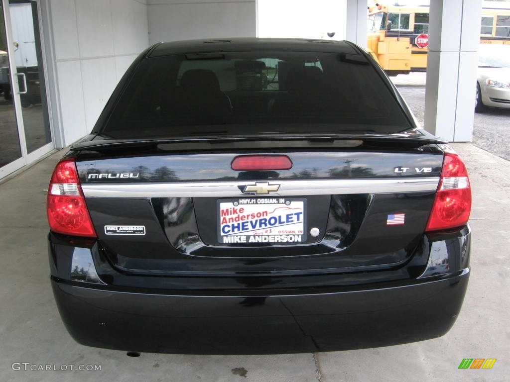 2006 Malibu LT V6 Sedan - Black / Ebony Black photo #17