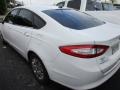 2013 Oxford White Ford Fusion S  photo #4