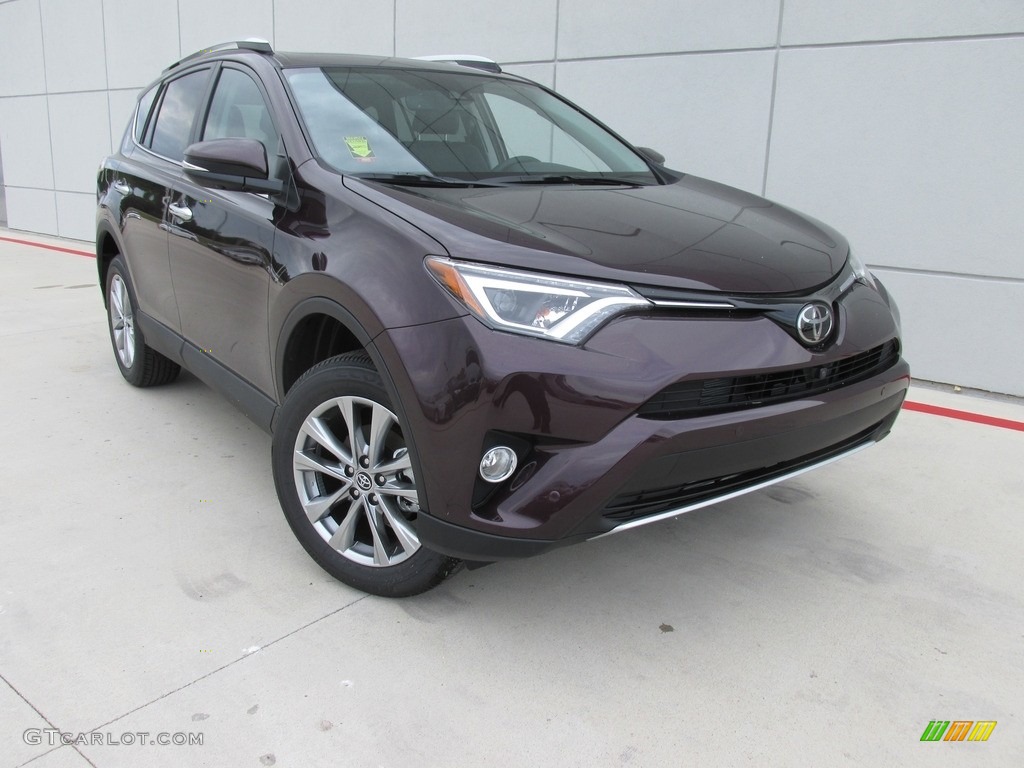 2016 RAV4 Limited - Black Currant Metallic / Black photo #1