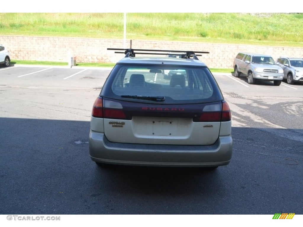 2002 Outback Limited Wagon - White Frost Pearl / Beige photo #3