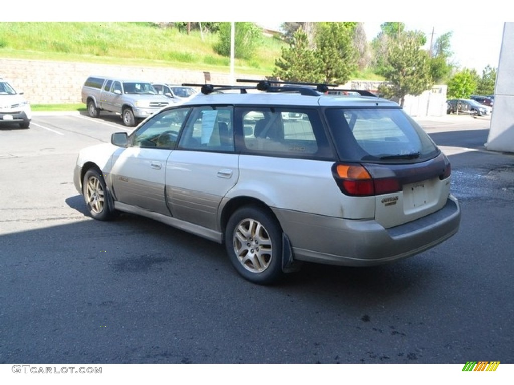 2002 Outback Limited Wagon - White Frost Pearl / Beige photo #4