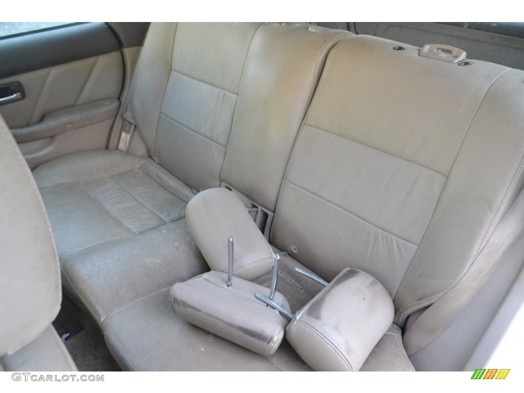 2002 Outback Limited Wagon - White Frost Pearl / Beige photo #8