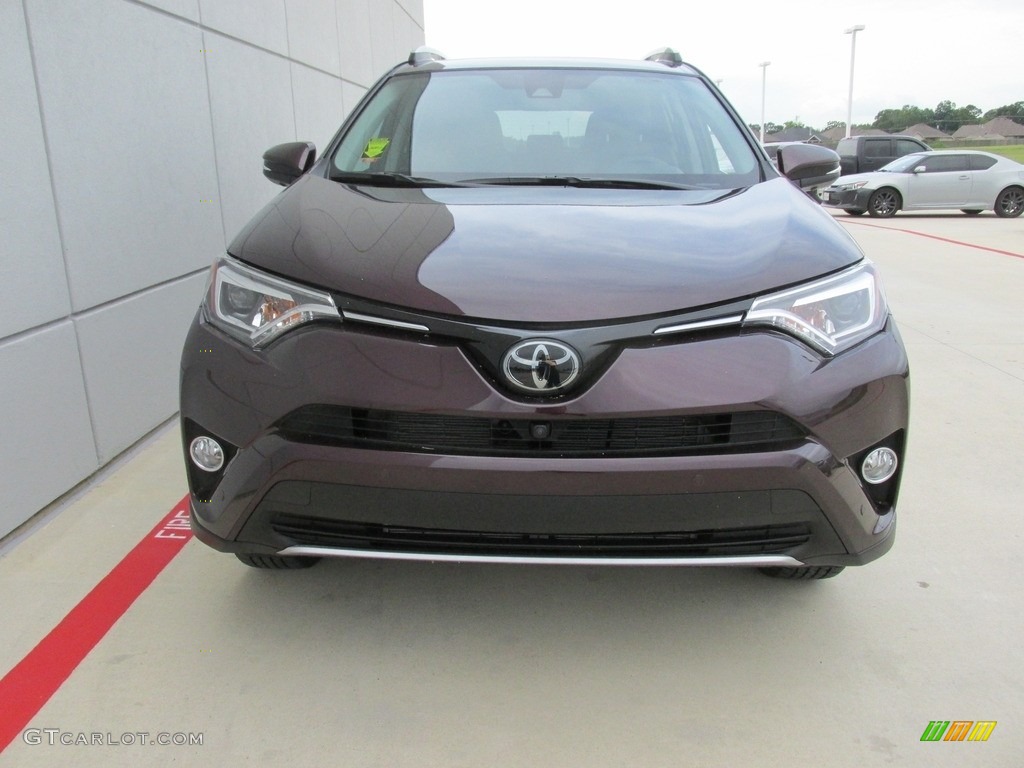 2016 RAV4 Limited - Black Currant Metallic / Black photo #8