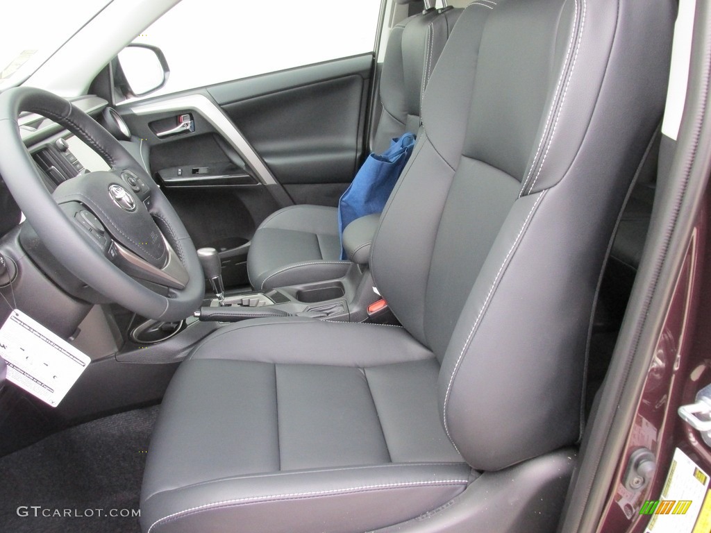 2016 RAV4 Limited - Black Currant Metallic / Black photo #22
