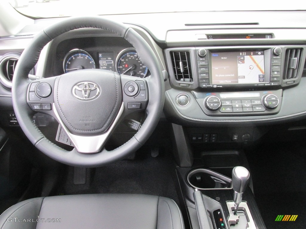 2016 RAV4 Limited - Black Currant Metallic / Black photo #25