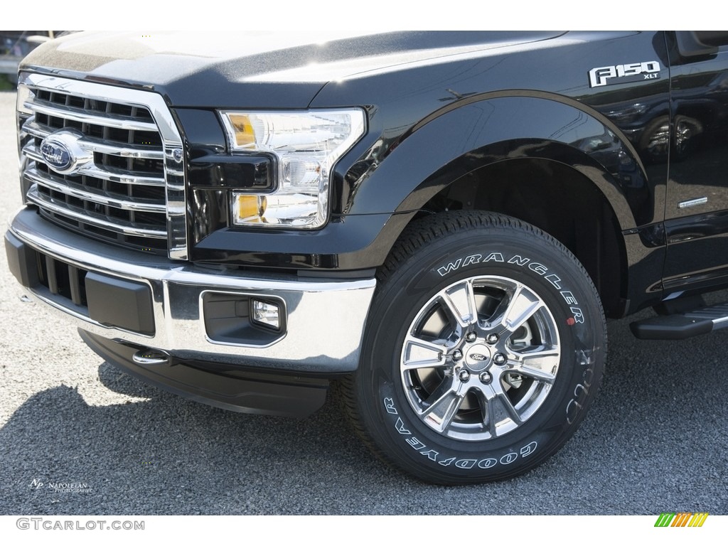 2016 F150 XLT SuperCrew 4x4 - Shadow Black / Medium Earth Gray photo #2