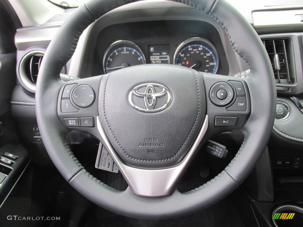 2016 RAV4 Limited - Black Currant Metallic / Black photo #32
