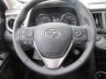 2016 Toyota RAV4 Black Interior Steering Wheel Photo