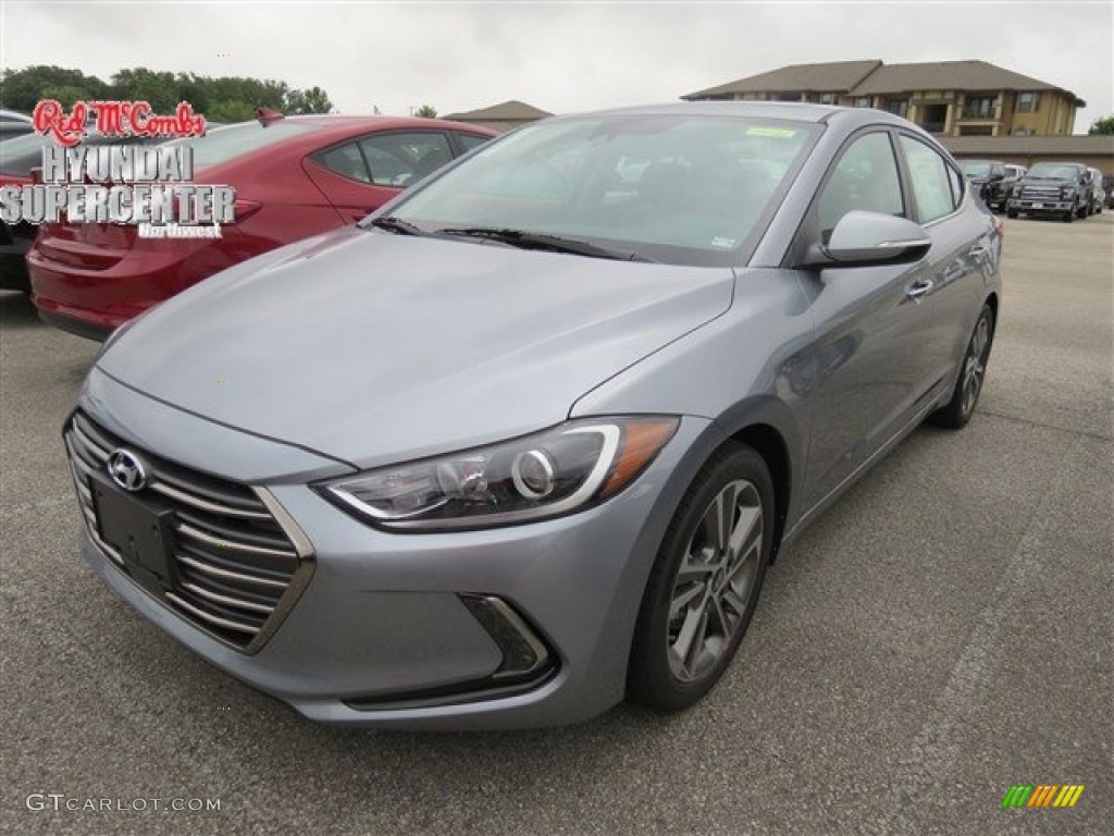 Gray Hyundai Elantra