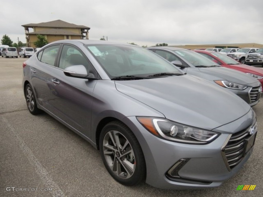 2017 Elantra Limited - Gray / Gray photo #3