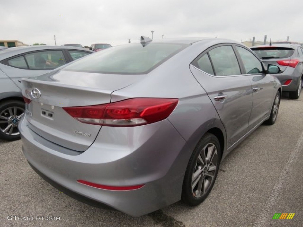 2017 Elantra Limited - Gray / Gray photo #4