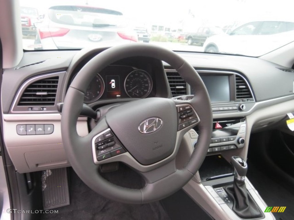 2017 Elantra Limited - Gray / Gray photo #11