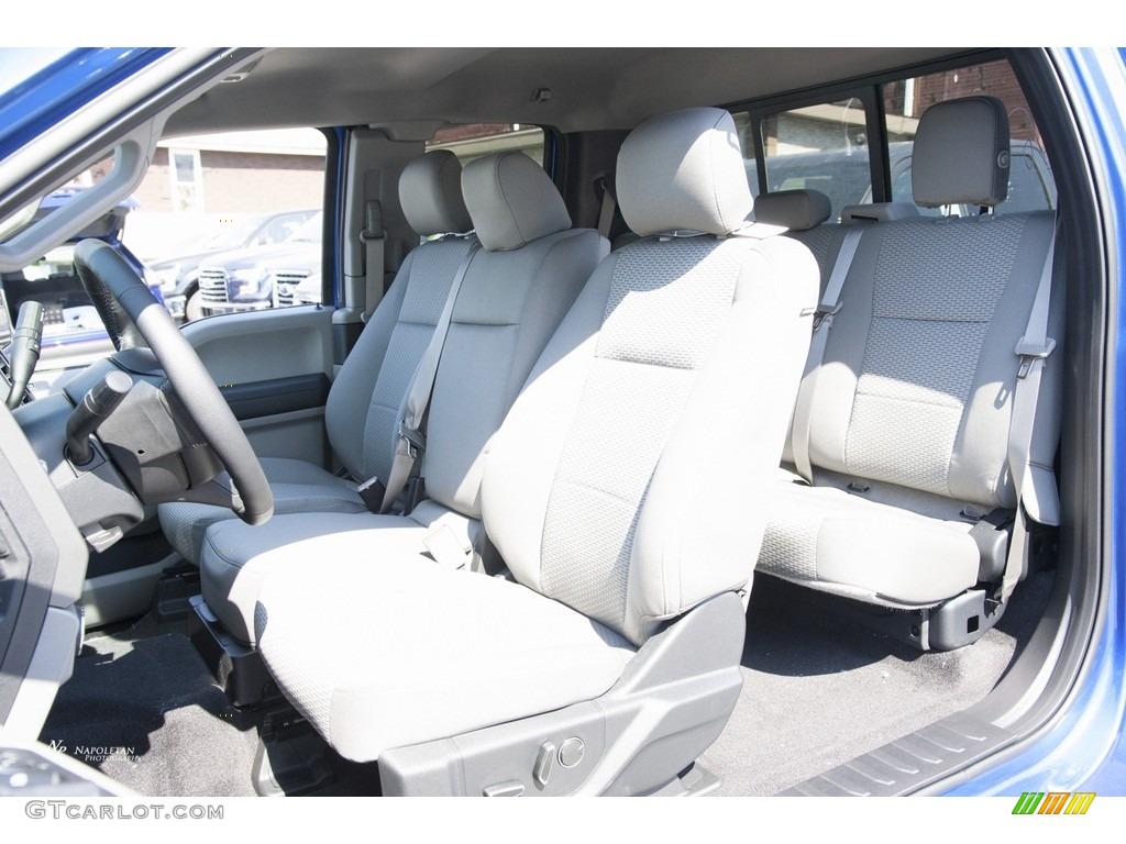 2016 F150 XLT SuperCab 4x4 - Blue Flame / Medium Earth Gray photo #8