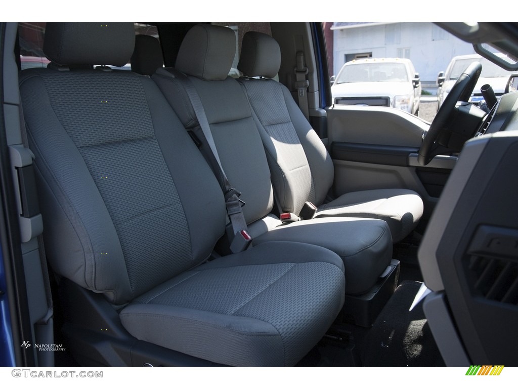 2016 F150 XLT SuperCab 4x4 - Blue Flame / Medium Earth Gray photo #9