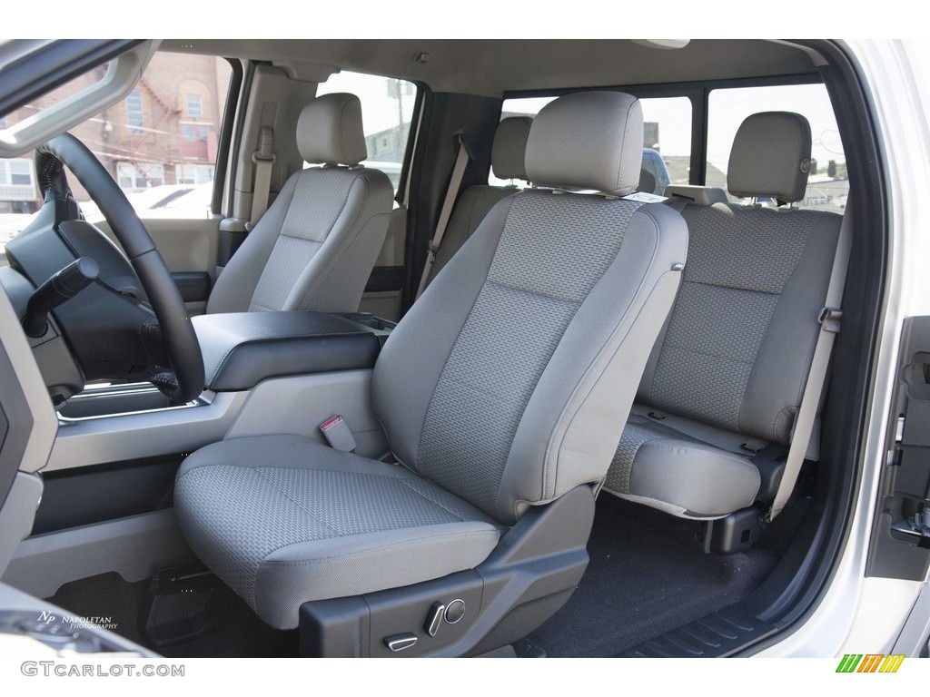 2016 F150 XLT SuperCab 4x4 - Ingot Silver / Medium Earth Gray photo #8