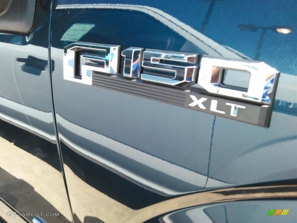 2016 F150 XLT SuperCrew - Blue Jeans / Medium Earth Gray photo #4