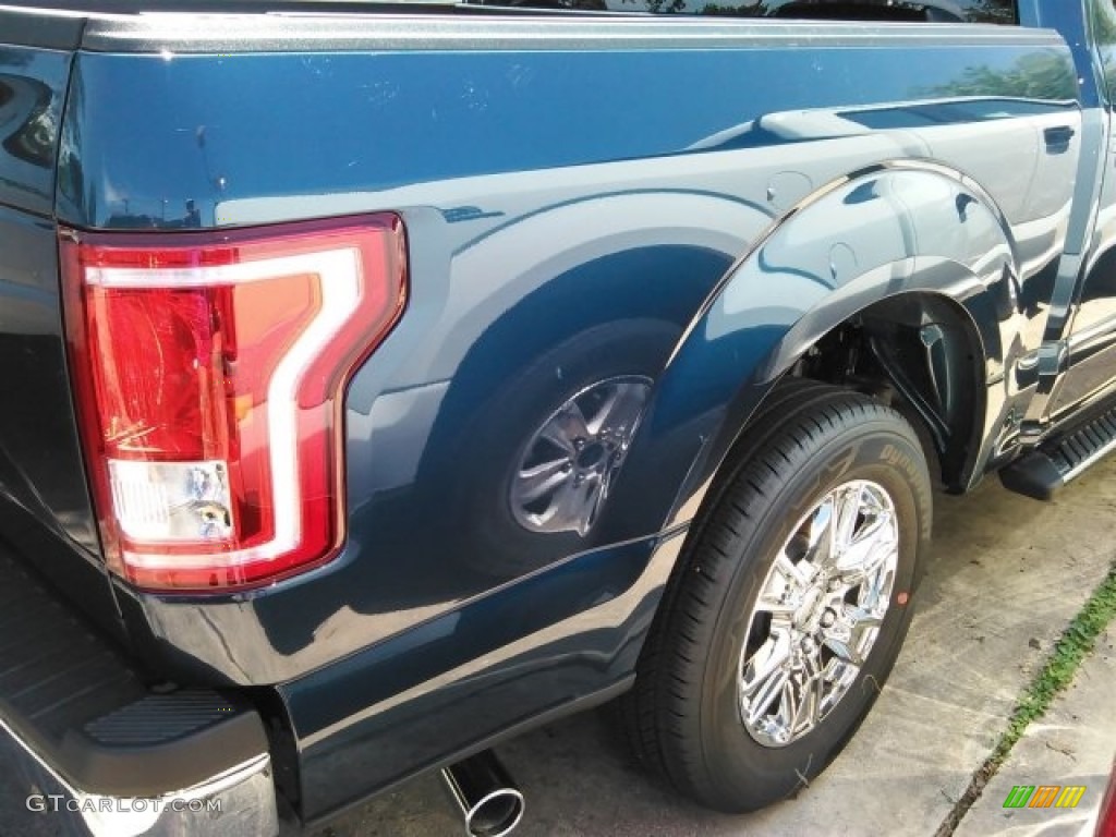 2016 F150 XLT SuperCrew - Blue Jeans / Medium Earth Gray photo #6